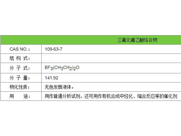 三氟化硼乙醚络合物